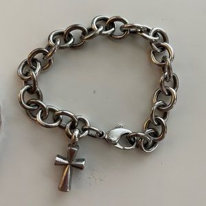 James Avery Chunky Cross Bracelet